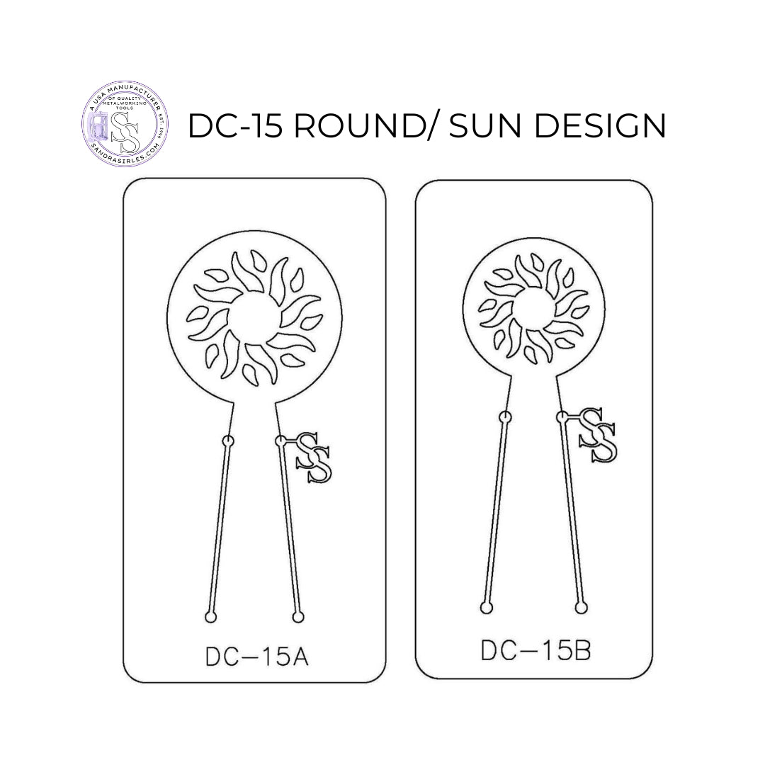 PANCAKE DIE DC-15 ROUND/ SUN DESIGN